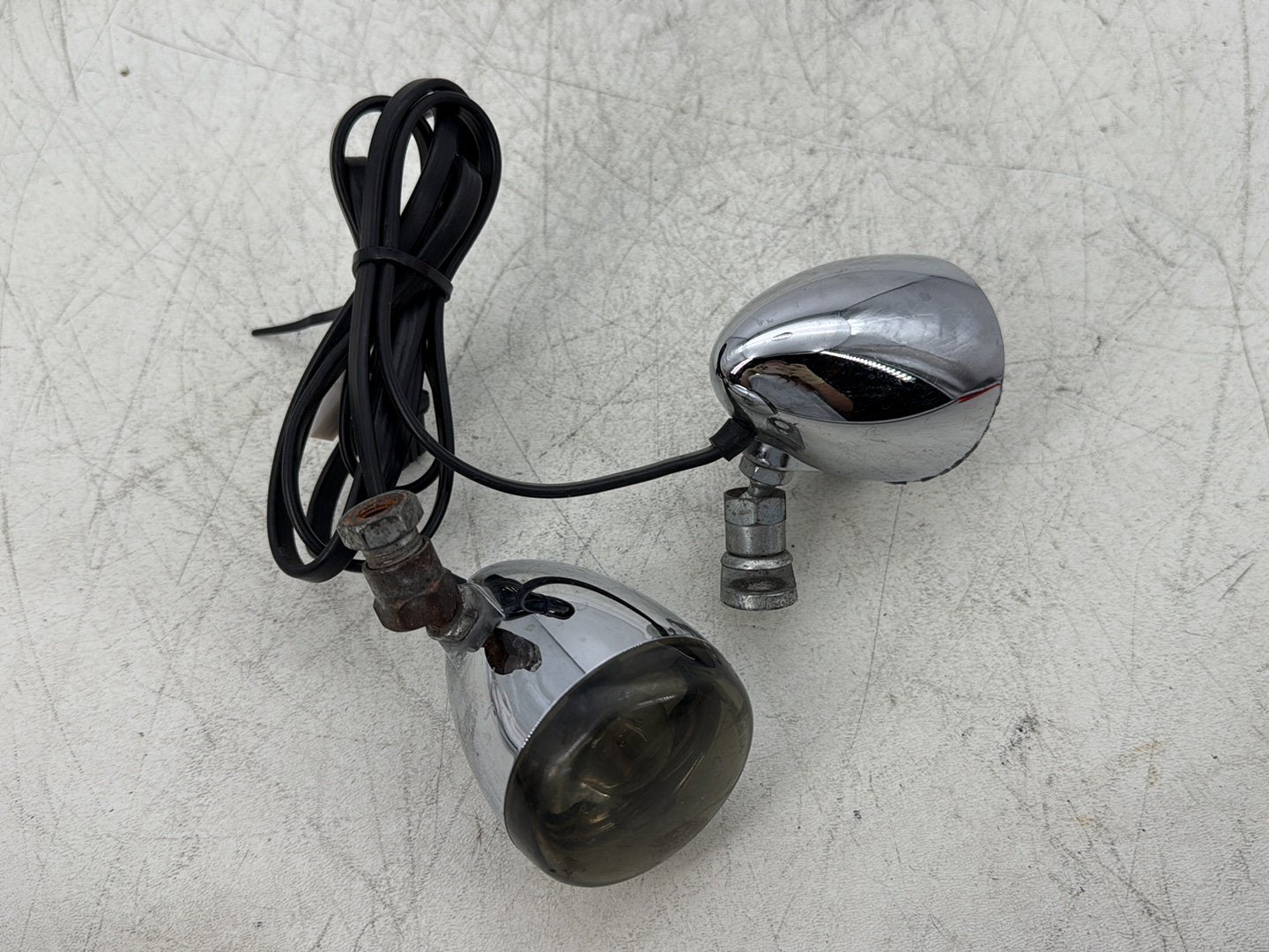 2012 Harley Dyna Super Glide Custom FXDCI OEM Front Left Right Turn Signal Indicators