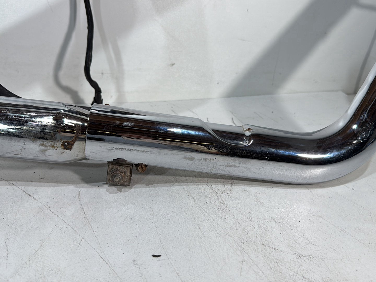 2008 Harley Dyna FXDL Low Rider Anniversary OEM Exhaust Header Pipes Muffler