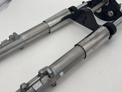 1999 - 2006 Harley-Davidson Touring Electra Glide Classic Front Triple Tree Set & LH RH Fork Legs Sliders  	45446-87A