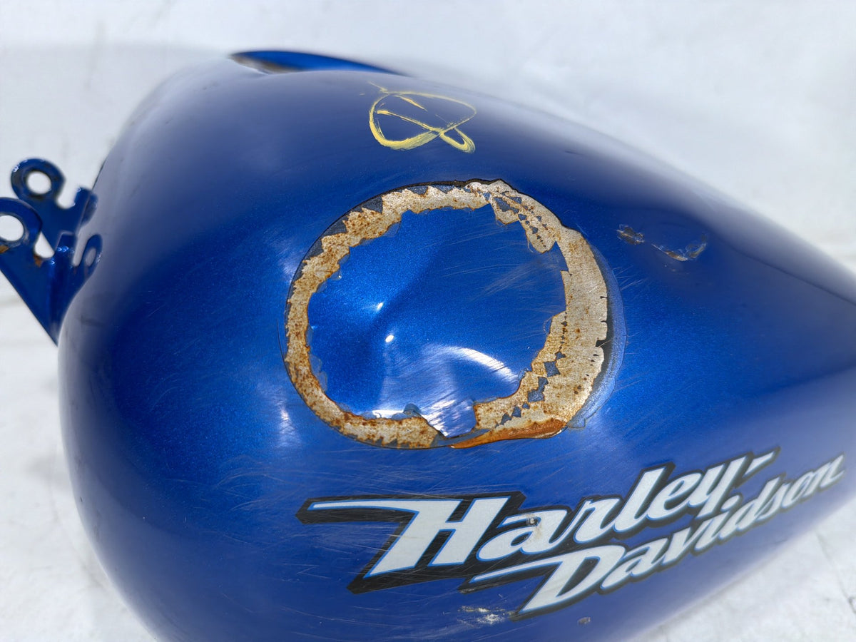 2007 Harley Dyna Super Glide FXD OEM Fuel Gas Tank Gasoline Reservoir * DENTED *