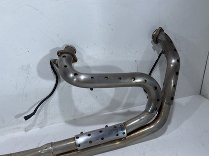 2009 Harley Dyna Street Bob Exhaust System Header Pipe Thunderheader 2 into 1