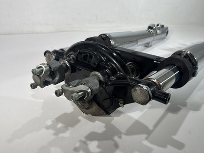 2003 Harley Electra Glide Touring Ultra FLHTCUI OEM Front Triple Tree Set & LH RH Fork Legs Sliders