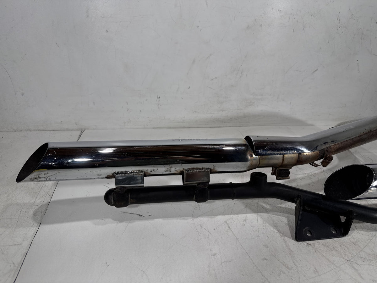 2002 Harley Heritage Softail Classic FLSTC Exhaust Header Pipes Muffler PYTHON