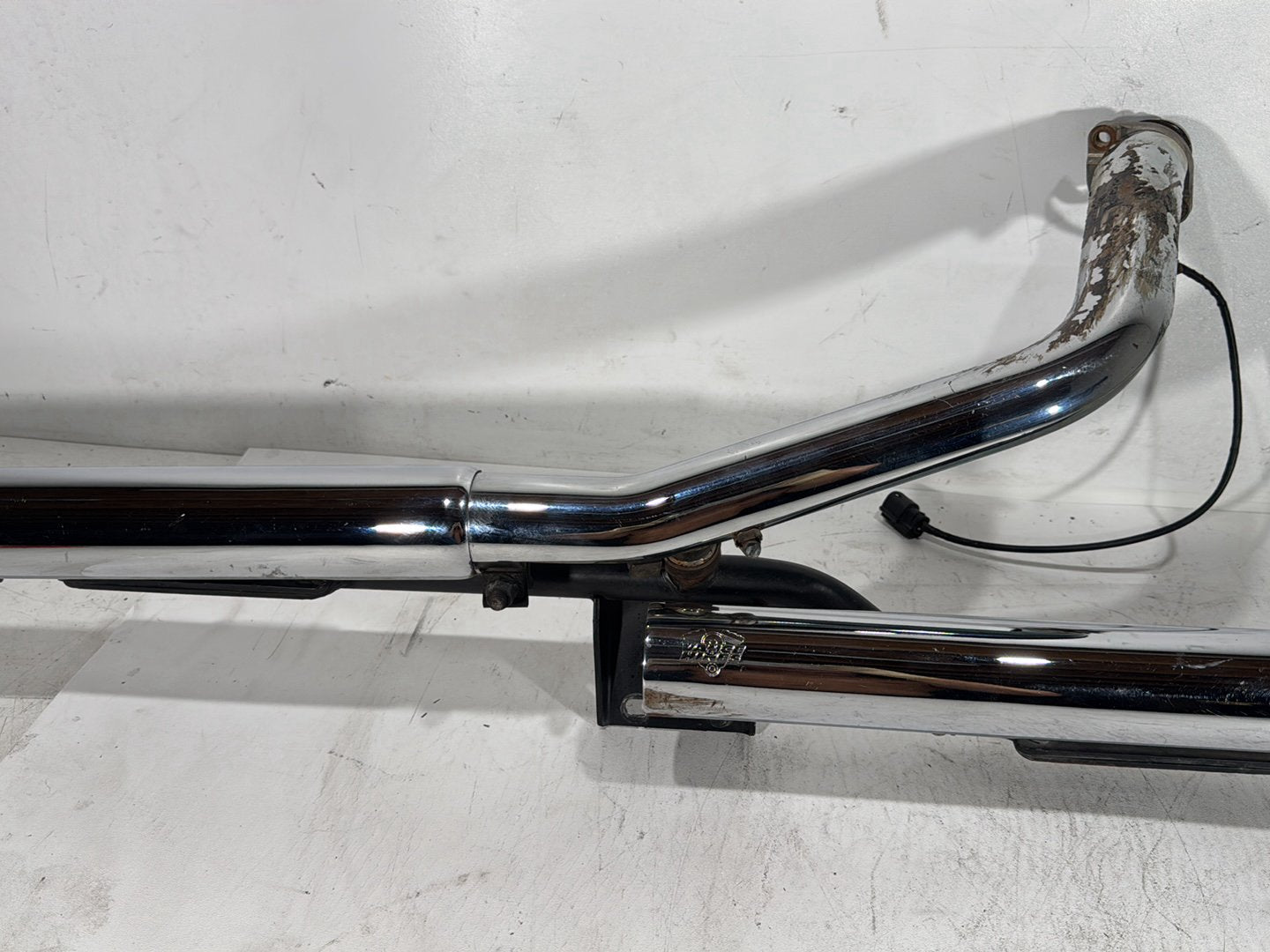 2013 Harley Heritage Softail Classic FLSTC OEM Exhaust Header Pipes Muffler Vance & Hines