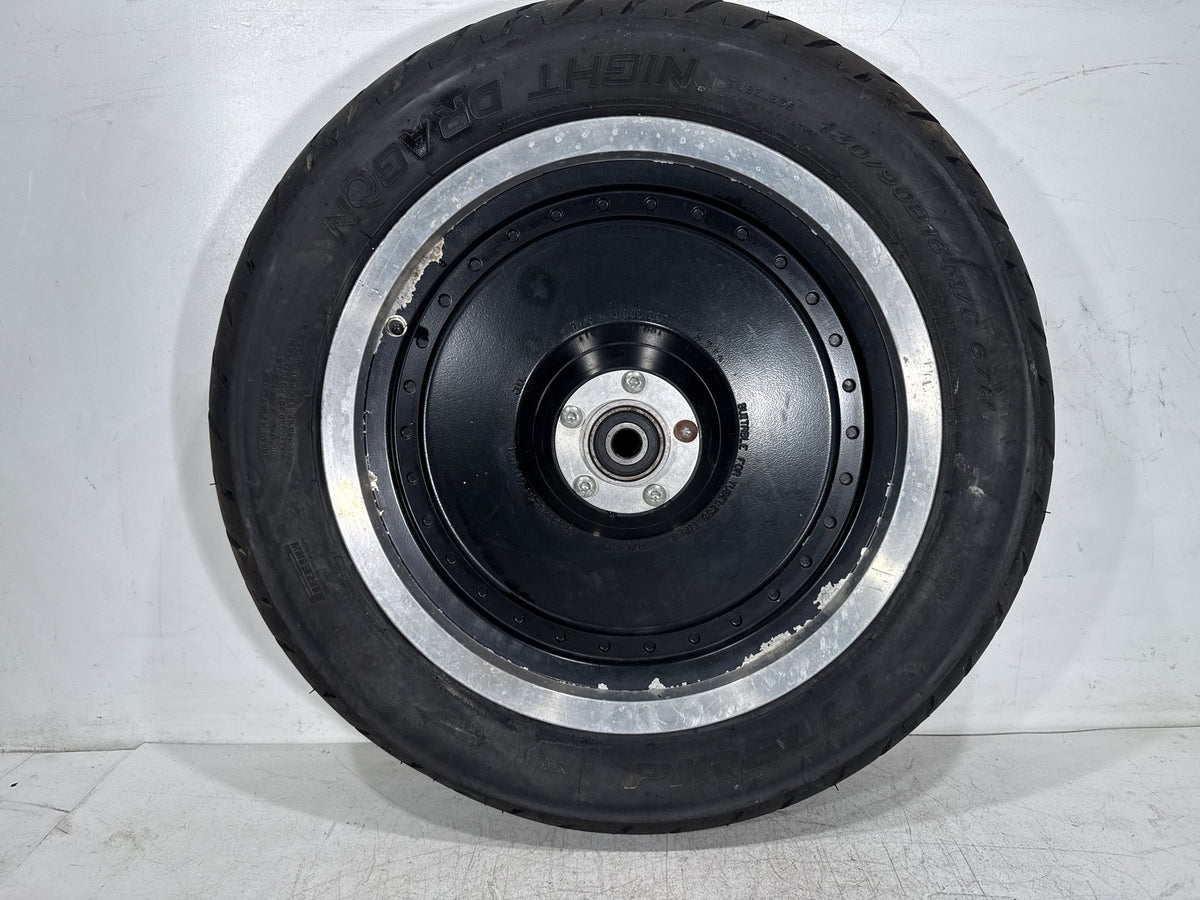 2001 Harley Fat Boy Softail FLSTF OEM Front Wheel Rim Tire 130/90B16 16"