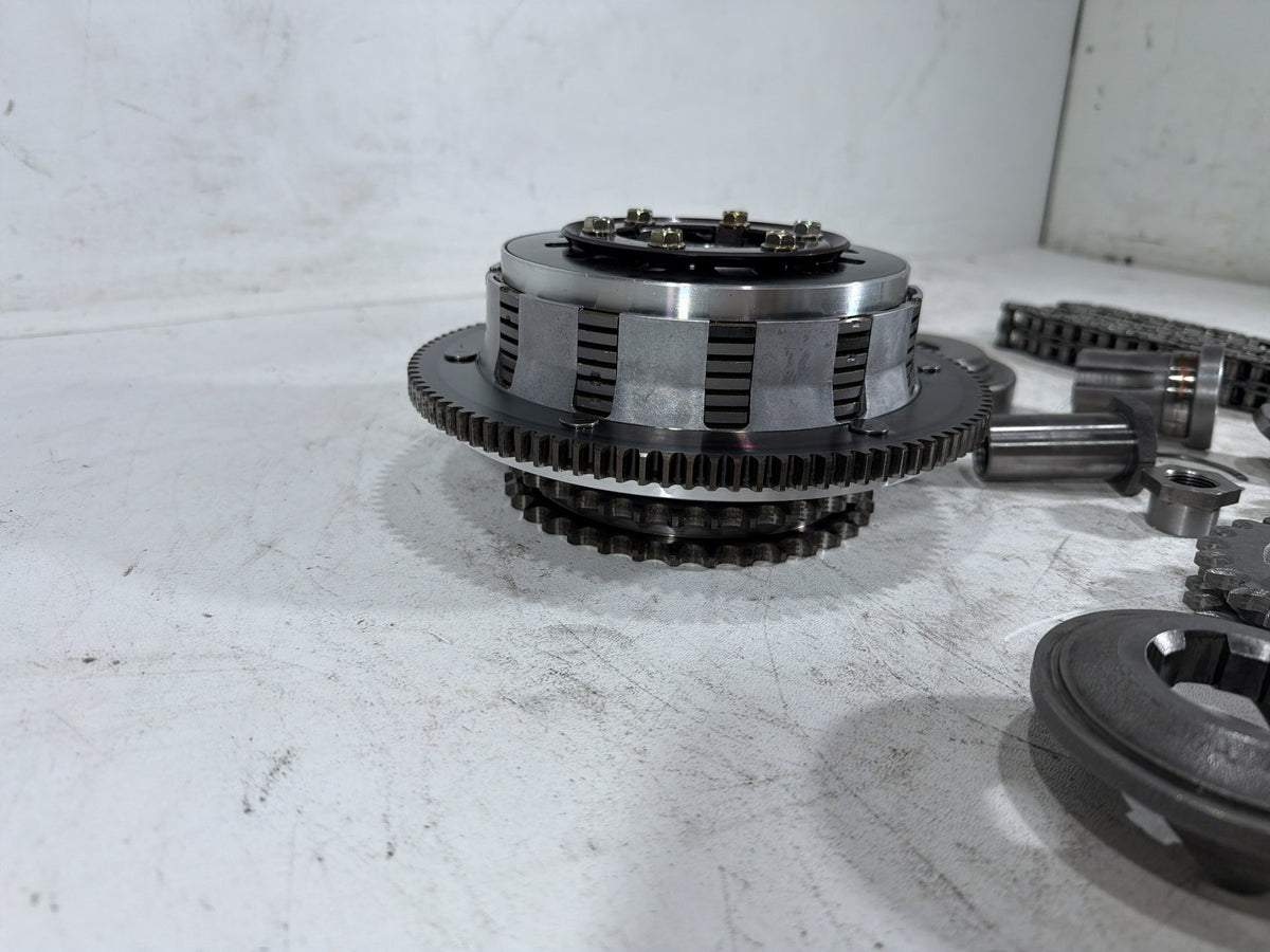 2001 Harley Fat Boy Softail FLSTFI OEM Clutch Basket Chain Tensioner Kit