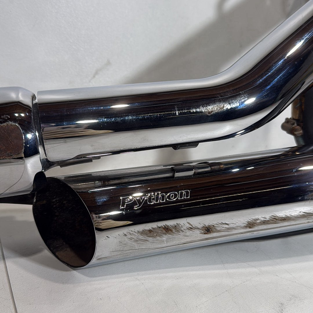 2007 - 2012 Harley-Davidson Dyna Super Glide Exhaust Header Pipes Muffler PYTHON