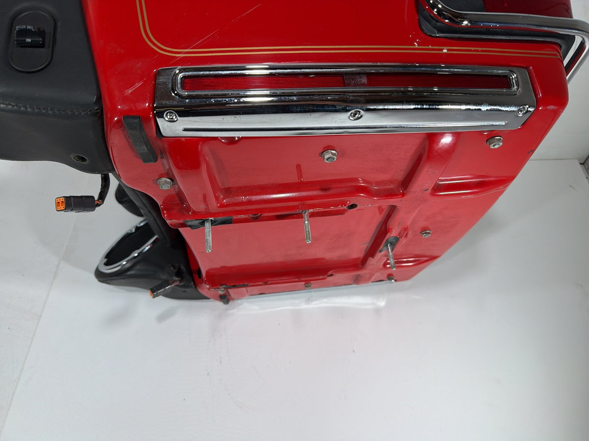 2004 Harley Electra Glide Touring Ultra OEM Pass Backrest Tour Pak Luggage NOKey