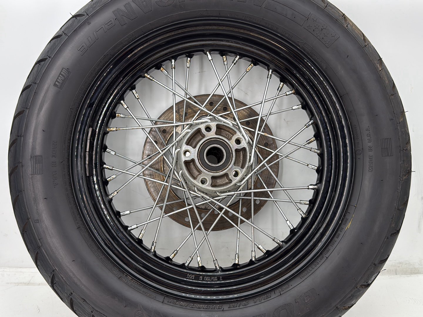 2013 Harley Forty-Eight Sportster 1200X OEM Rear Wheel Rim Tire Spoked
