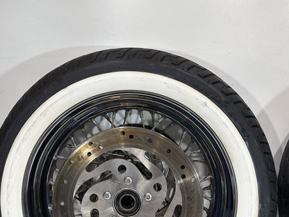 1999 - 2006 Harley-Davidson Touring Electra Glide Classic Front Rear Wheel Rim Tire Spoked 40975-05A