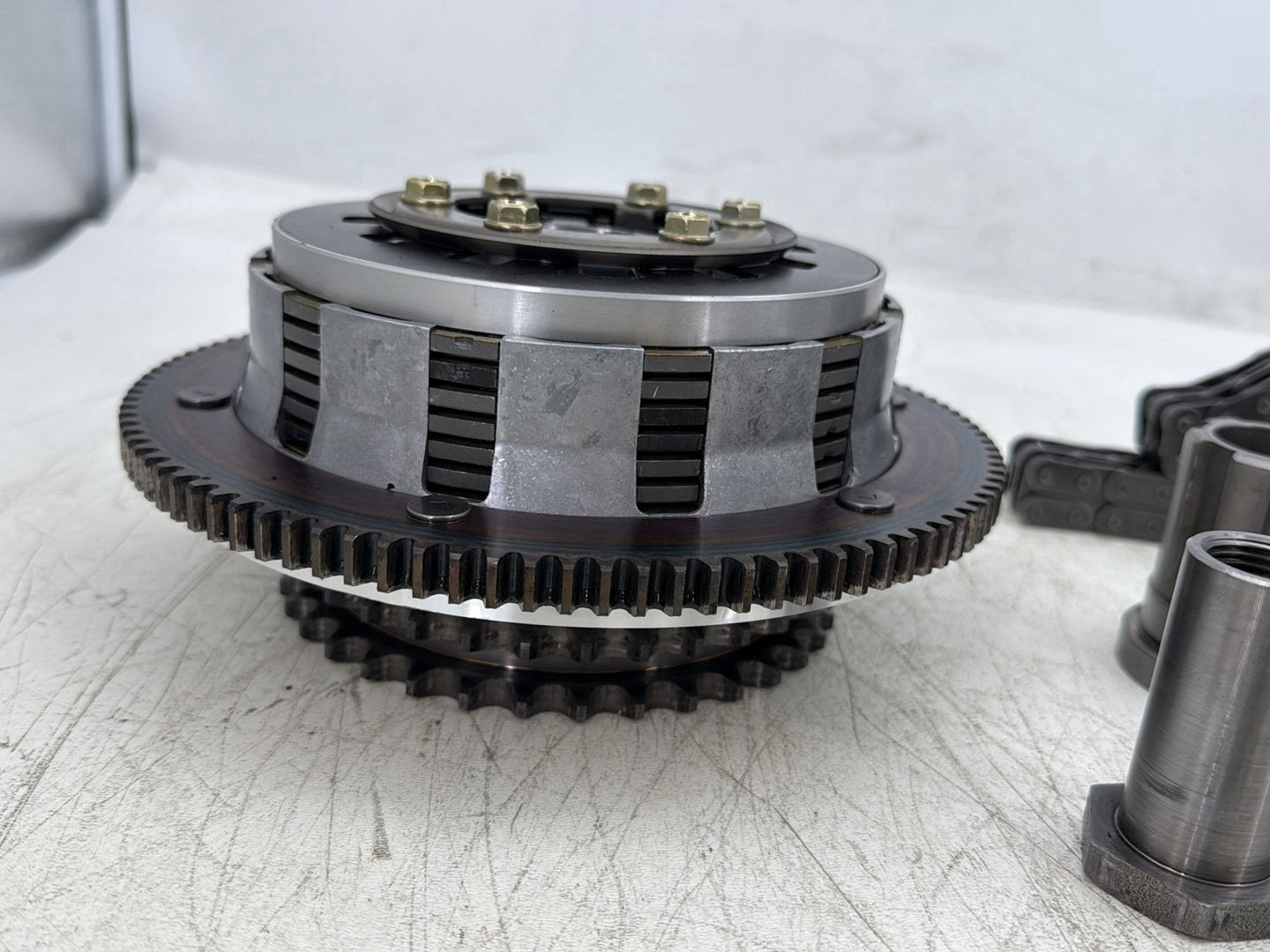 1998 Harley Touring FLHTCUI Electra Glide Ultra OEM Clutch Basket Chain Tensioner Kit