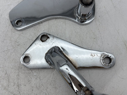 2001 Harley Sportster 883 Hugger XLH883 OEM Left Right Driver Footpeg Bracket Mounts