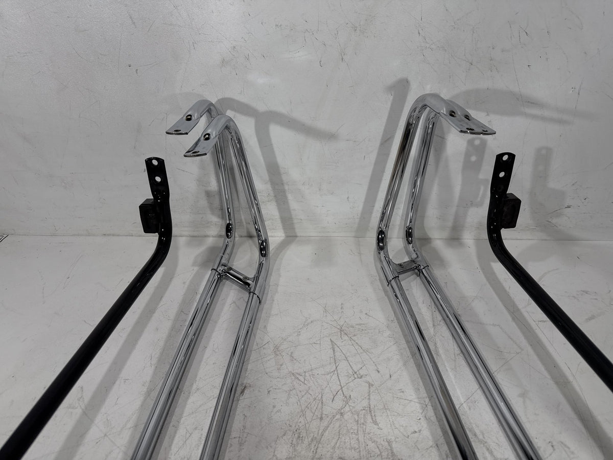 2007 Harley Electra Glide Touring CVO Rear Left Right Saddlebag Guard Rails Bar