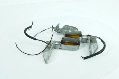 1984 - 1990 Harley-Davidson Sportster Evolution Front Left Right Turn Signal Indicators 68405-86