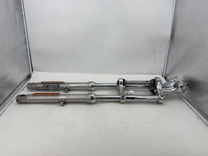 2006 Harley Sportster XL883C 883 Custom OEM Front Triple Tree Set & LH RH Fork Legs Sliders