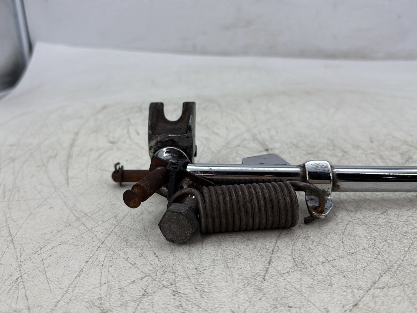 2012 Harley Dyna Super Glide Custom FXDCI OEM Left Side Jiffy Kick Stand & Spring