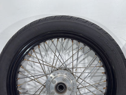 2009 Harley Dyna Street Bob FXDB OEM Front Rear Wheel Rim Tire Spoked 17" 19"