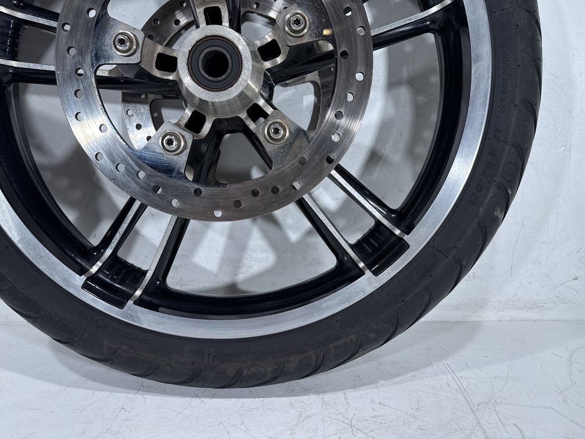 2011 Harley Street Glide Touring FLHX-103 OEM Front Wheel Rim Tire 120/70B21 21"