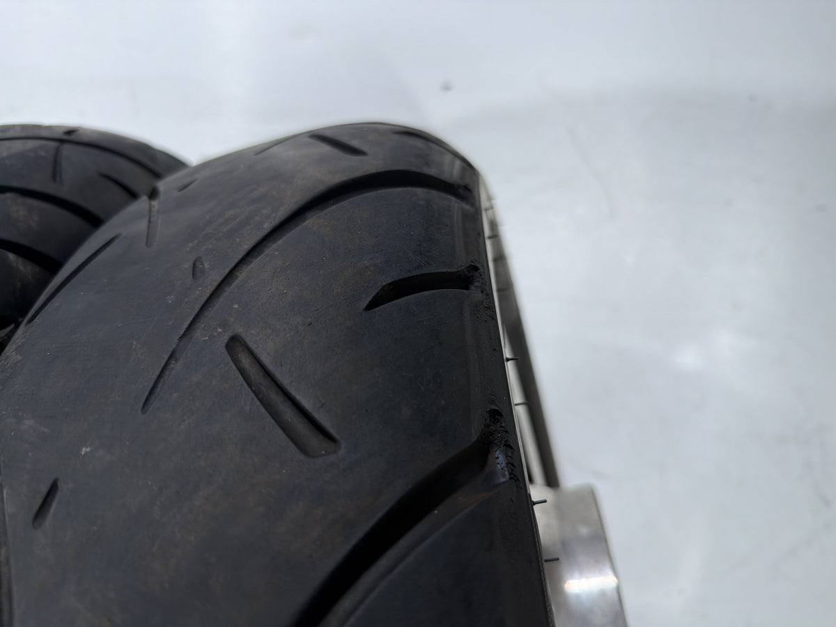 2009 Harley Street Glide Touring FLHX OEM Front & Rear Wheel Rim Tire 17" 16"