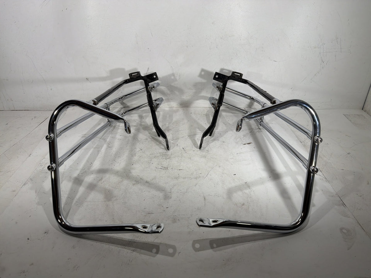 2010 Harley Electra Glide Touring Ultra OEM Rear LH RH Saddlebag Guard Rails Bar