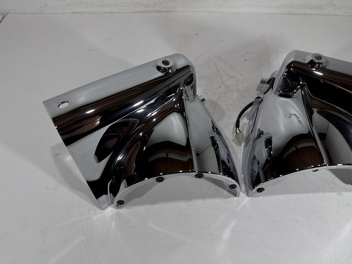 2011 Harley Road King Touring FLHR OEM Left & Right Headlamp Nacelle Covers