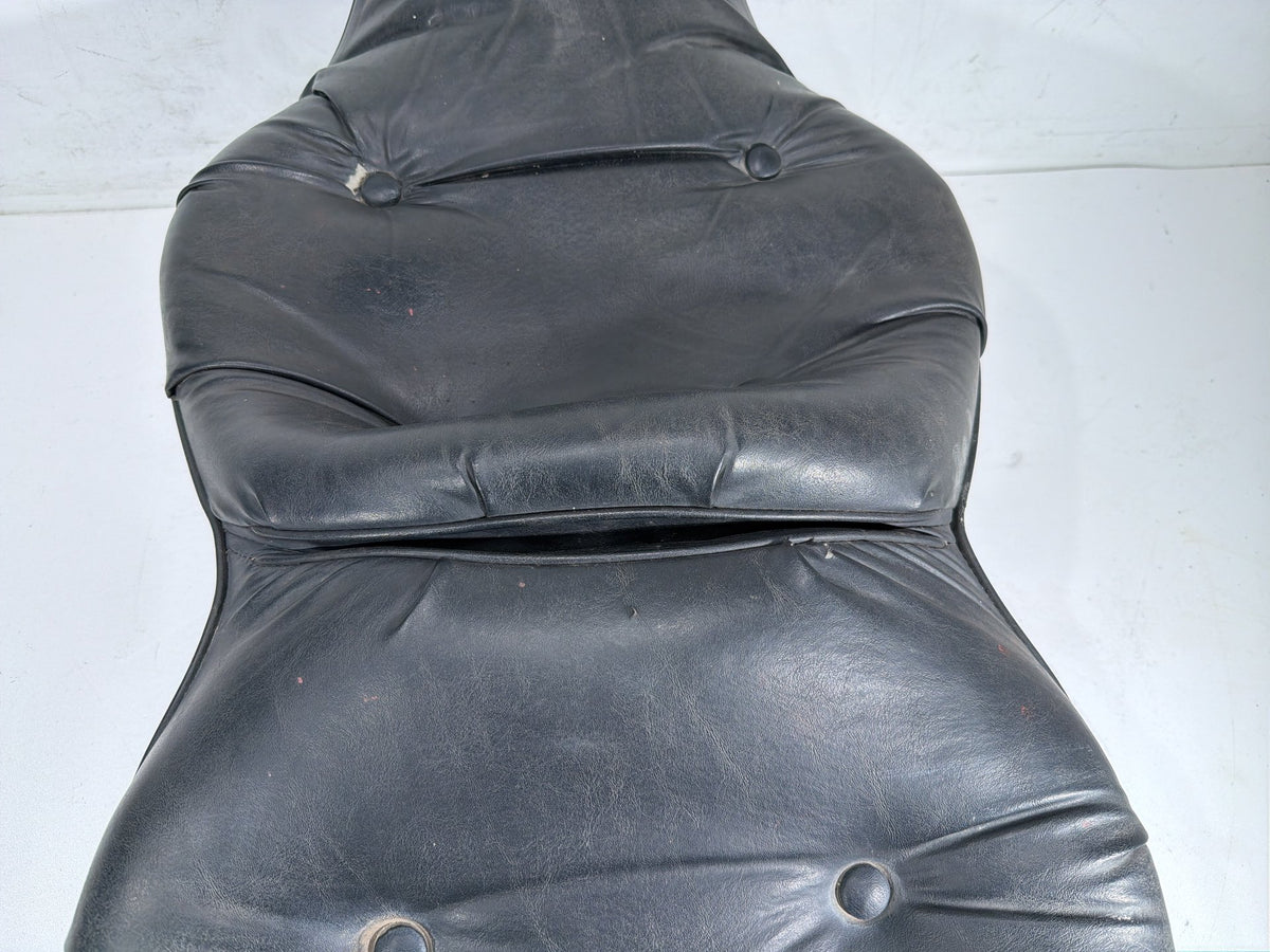 91 Harley Electra Glide Touring Classic Passenger Rider Driver Seat Saddle TORN