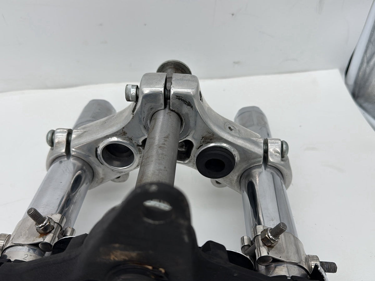 1993 Harley Sportster XLH883H 883 Front Triple Tree Set LH RH Fork Legs Sliders