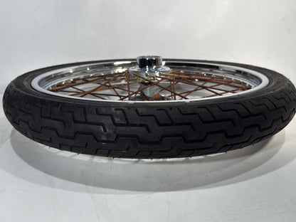 2005 Harley Dyna FXDWG Wide Glide OEM Front Wheel Rim Tire Spoked
