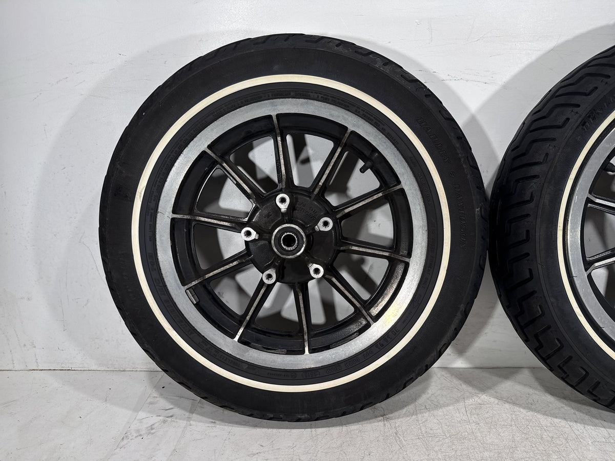1995 Harley Electra Glide Touring FLHT Front & Rear Wheel Rim Tire MT90B16 16"