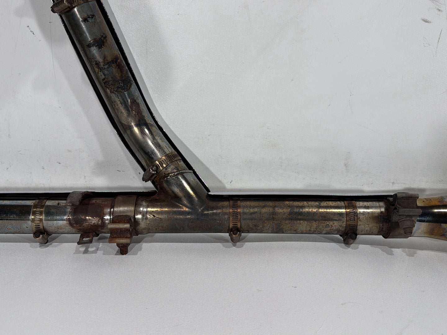 1998 Harley Road King Touring FLHRCI Classic OEM Exhaust Header Pipes Muffler