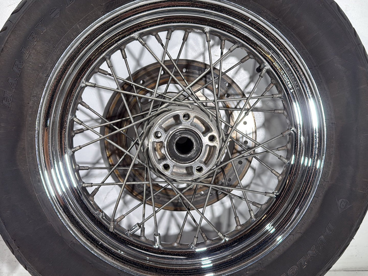 2004 Harley Road King Touring Classic OEM Front Rear Wheel Rim Tire Spoked 16"