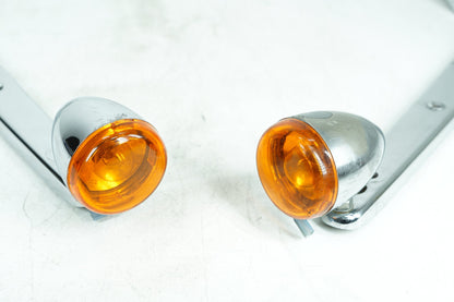 1999 - 2006 Harley-Davidson Softail Fat Boy Rear Left Right Fender Struts Bracket & Turn Signal   	59964-03