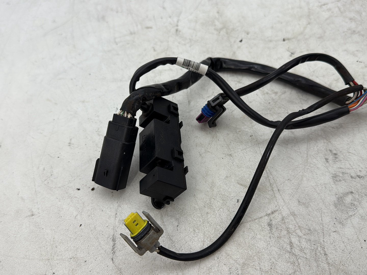 2012 Harley Dyna FXDF Fat Bob OEM Dash Indicator Lamp Wire Plug In