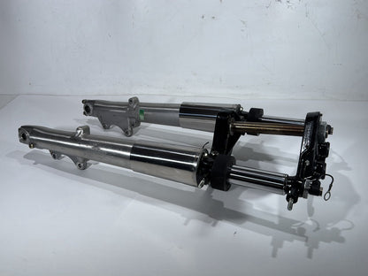 1998 Harley Road King Touring FLHRCI Classic OEM Front Triple Tree Set & LH RH Fork Legs Sliders