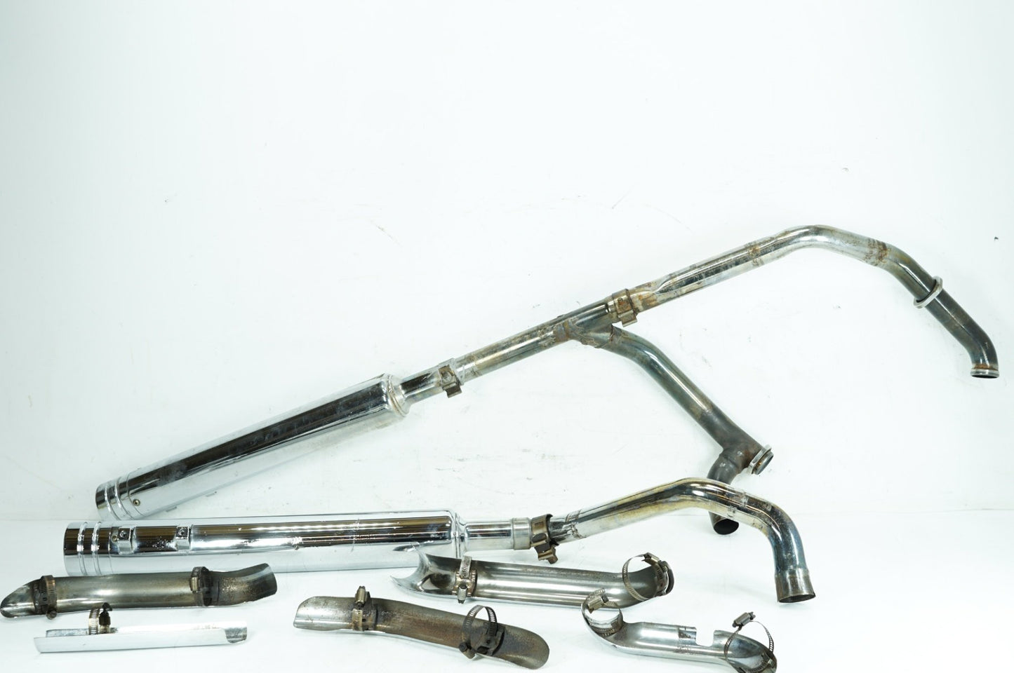 1999 - 2006 Harley-Davidson Touring Electra Glide Ultra Exhaust Header Pipes Muffler 65626-98C