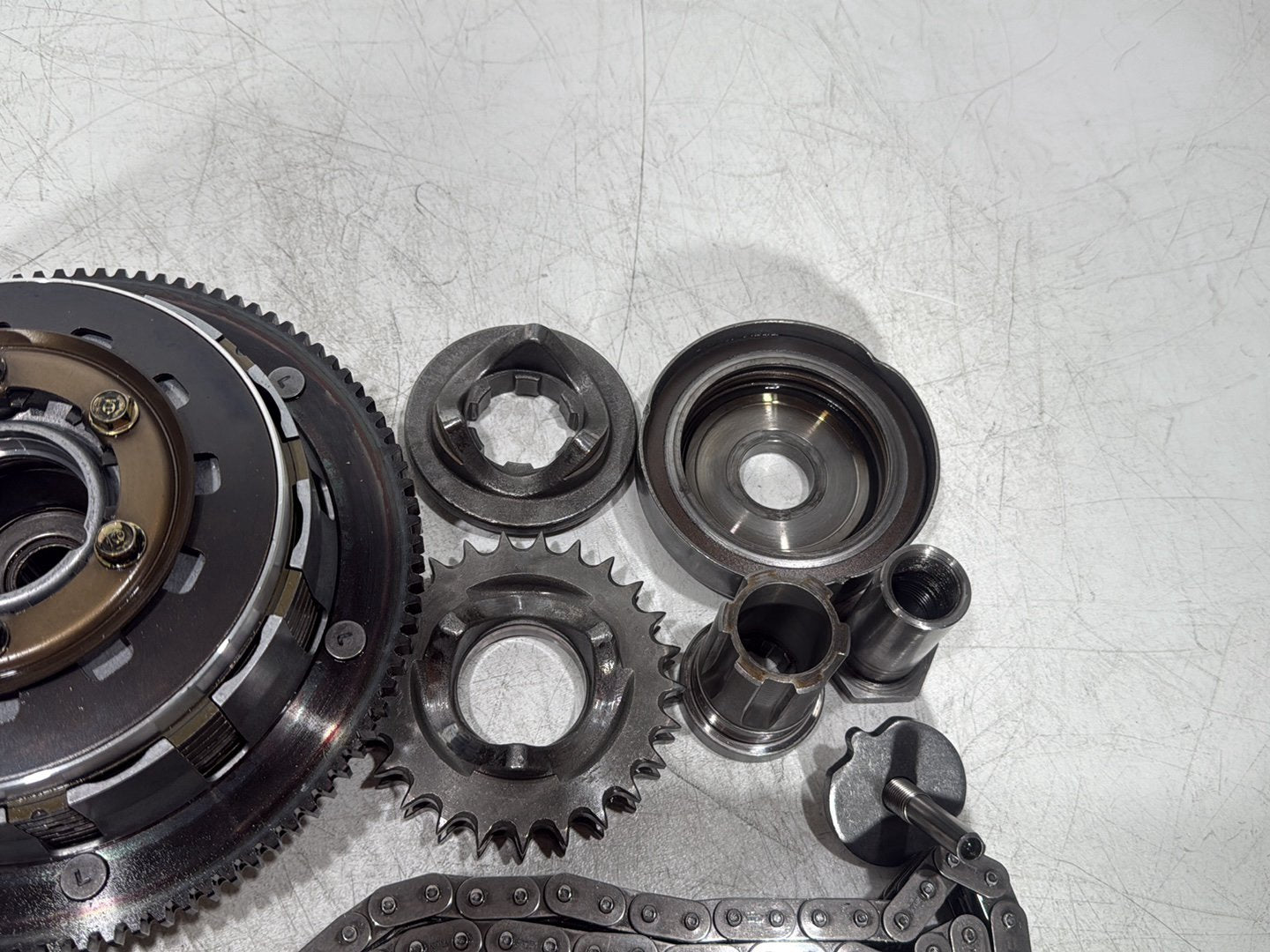 2006 Harley Touring FLHRI Road King OEM Clutch Basket Chain Tensioner Kit
