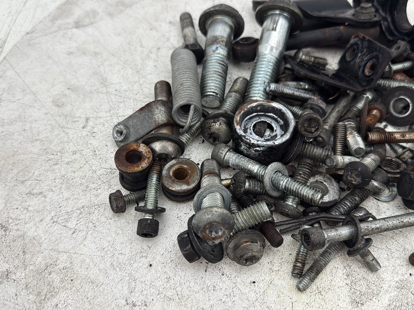 2004 Harley Sportster XL883C 883 Custom OEM Hardware Bolts Nuts & Brackets