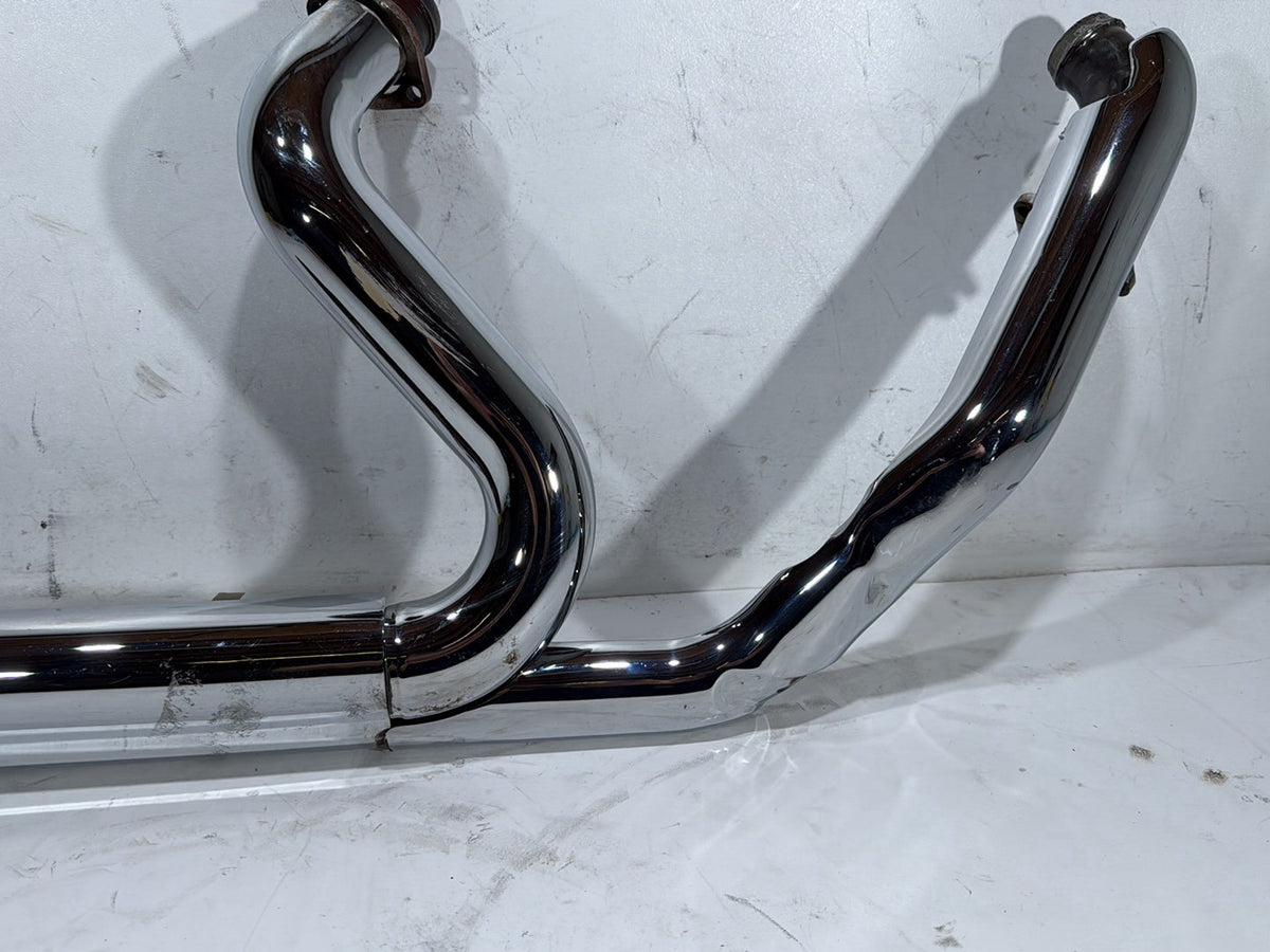2001 Harley Electra Glide Touring Exhaust System Header Pipe 2 into 1 NO Bracket