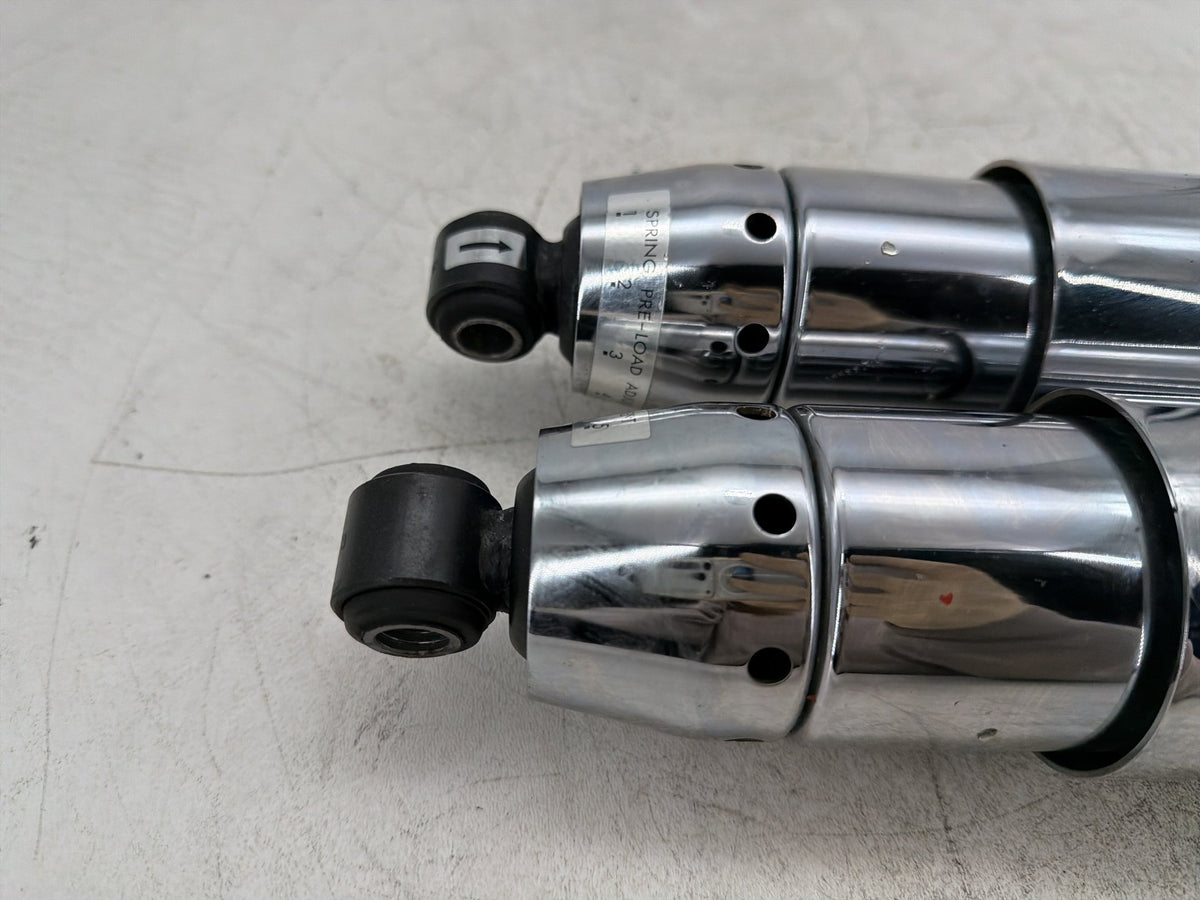 2012 Harley Dyna Fat Bob FXDF 103 OEM Rear Left Right Shock Absorbers 12"