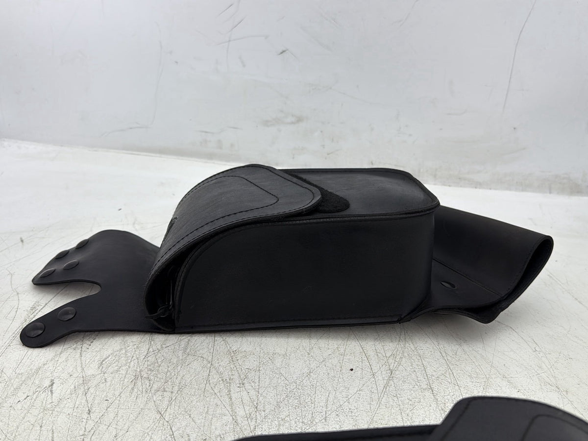 1998 Harley Touring Electra Ultra OEM Rear Left Right Saddlebags Luggage Leather