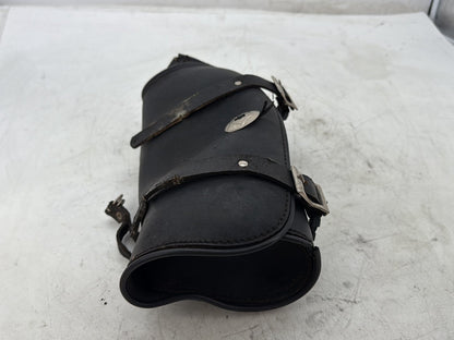 2012 Harley Dyna FXDF Fat Bob OEM Front Onboard Tool Bag Leather Storage