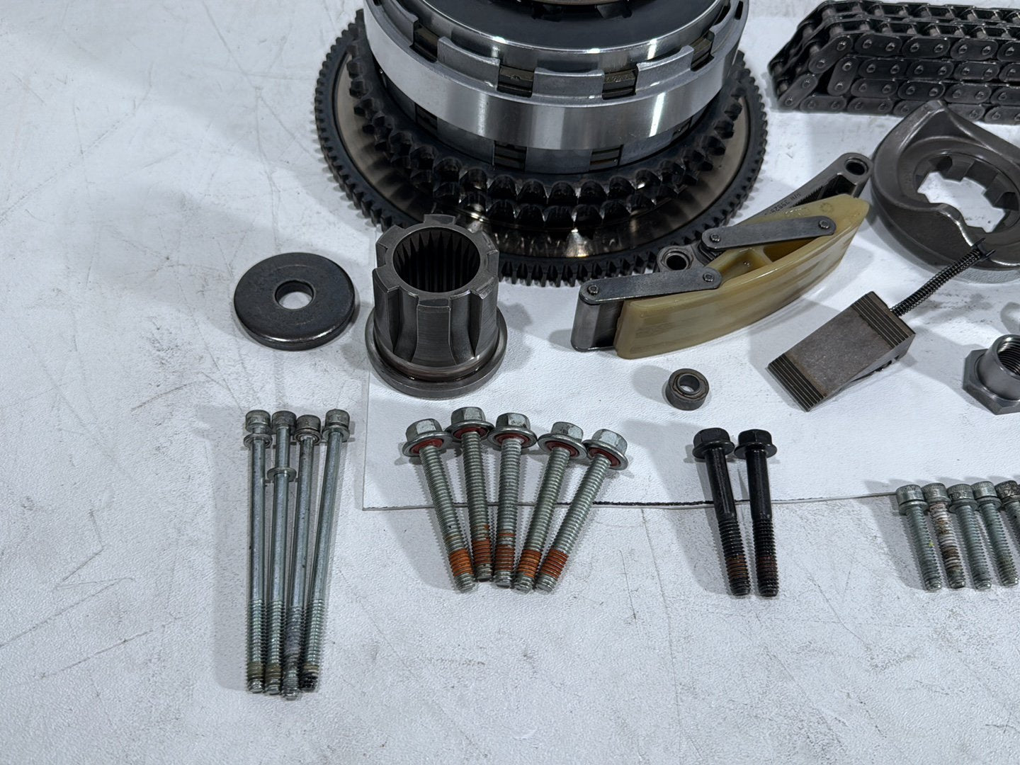 2008 Harley Dyna Fat Bob FXDF OEM Clutch Basket Chain Tensioner Kit