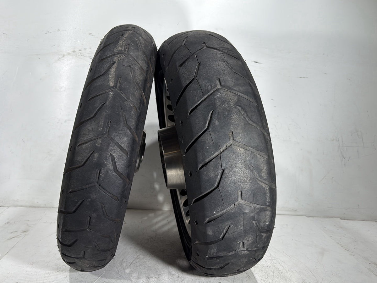 2012 Harley Electra Glide Touring Ultra Front & Rear Wheel Rim Tire 17" 16" NON-abs