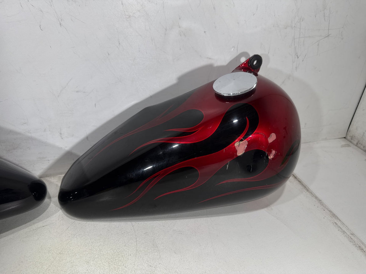1994 Harley Softail Custom FXSTC OEM Left Right Fuel Gas Tank Gasoline Reservoir