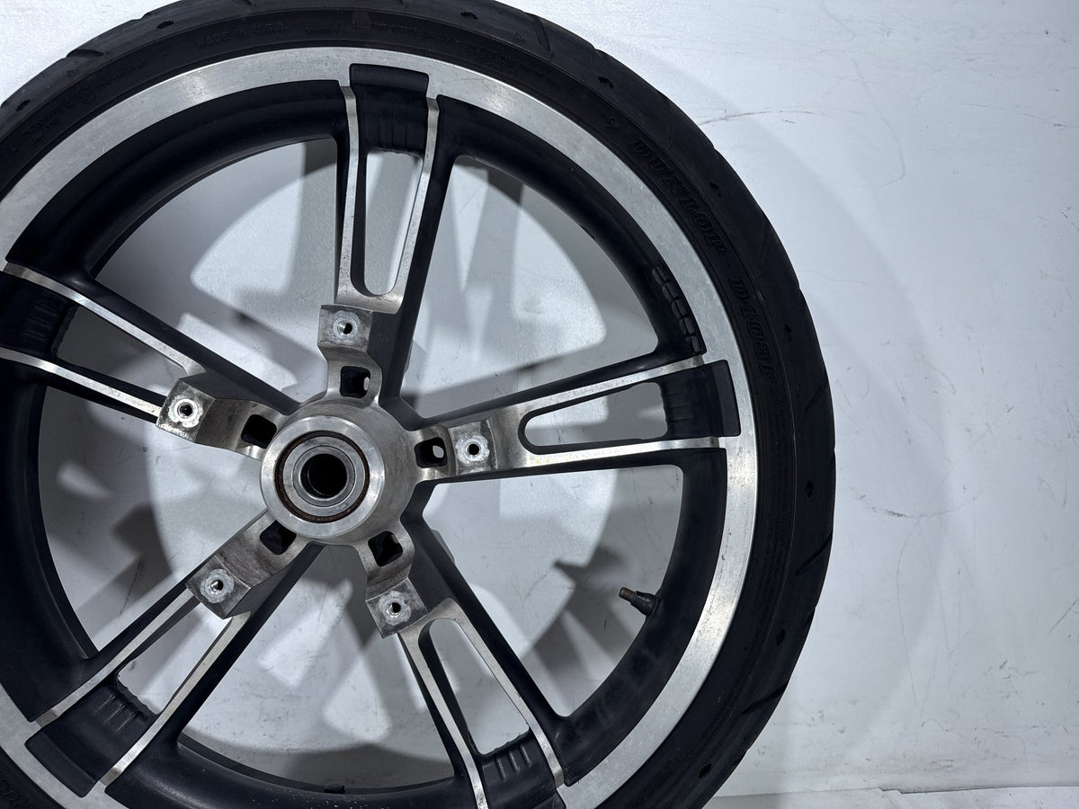 2013 Harley Street Glide Touring FLHX OEM Front Wheel Rim Tire 130/60B19
