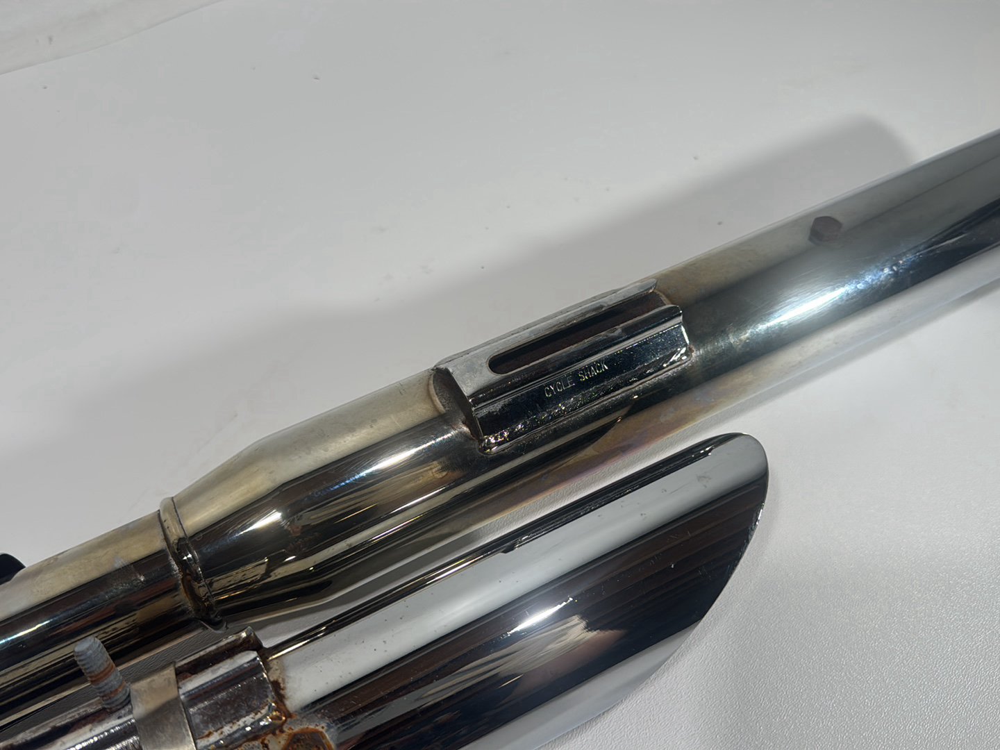 2004 Harley Softail FLSTC Heritage Classic OEM Exhaust Header Pipes Muffler