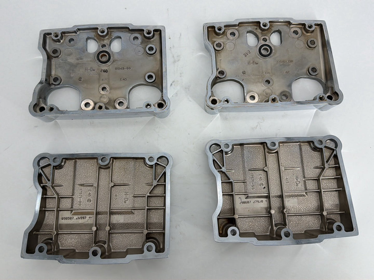 2008 Harley Softail Heritage Classic Twin Cam Lower Upper Rocker Cover 17543-09