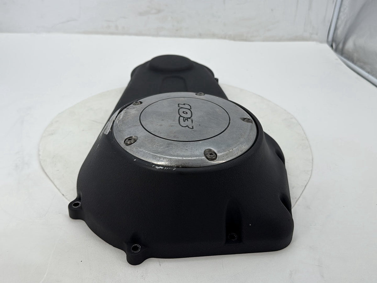 2012 Harley Dyna Fat Bob FXDF 103 OEM Outer Primary Clutch Cover- SCRATCHED-