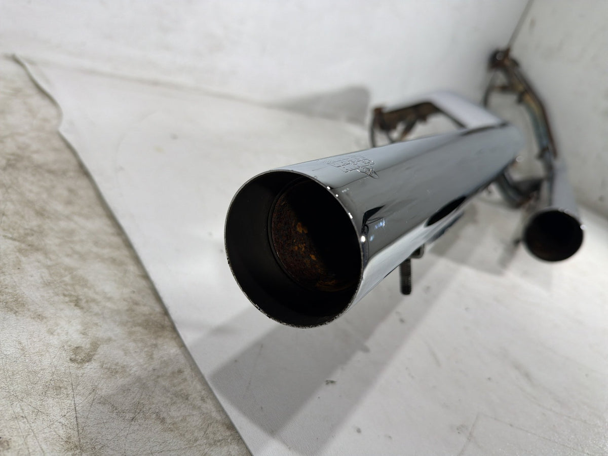 07 Harley Dyna Super Glide Exhaust Header Pipes Muffler Vance & Hines NO Bracket