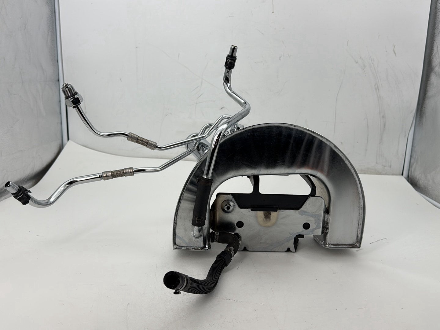 2008 Harley Softail Deluxe FLSTN OEM Oil Tank Reservoir Bottle Canister & Dipstick